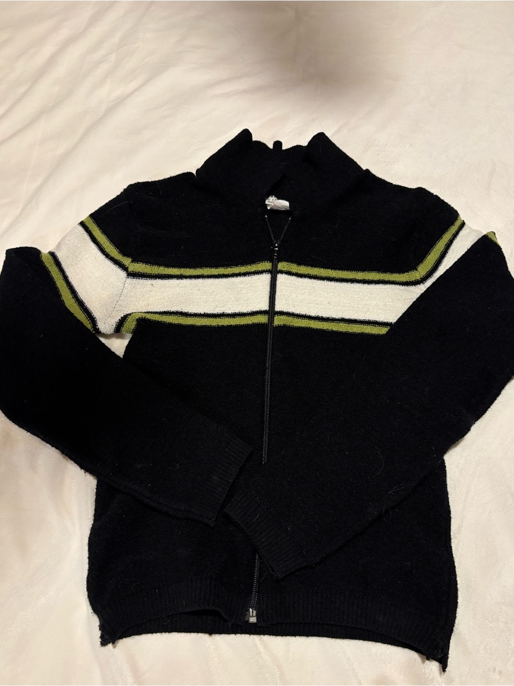 Vintage le château striped black sweater